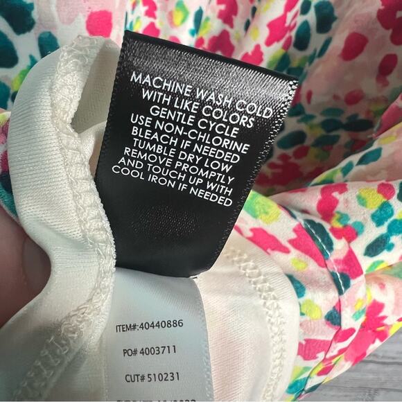 Torrid 2X Georgette Surplice Wrap Romper Spotted Confetti Sleeveless Adjustable - Picture 11 of 14